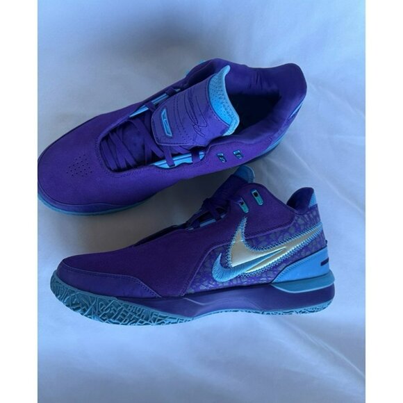 10.5 MEN\'S NIKE ZOOM LEBRON NXXT GEN AMPD PURPLE FJ1566-500 BASKETBALL